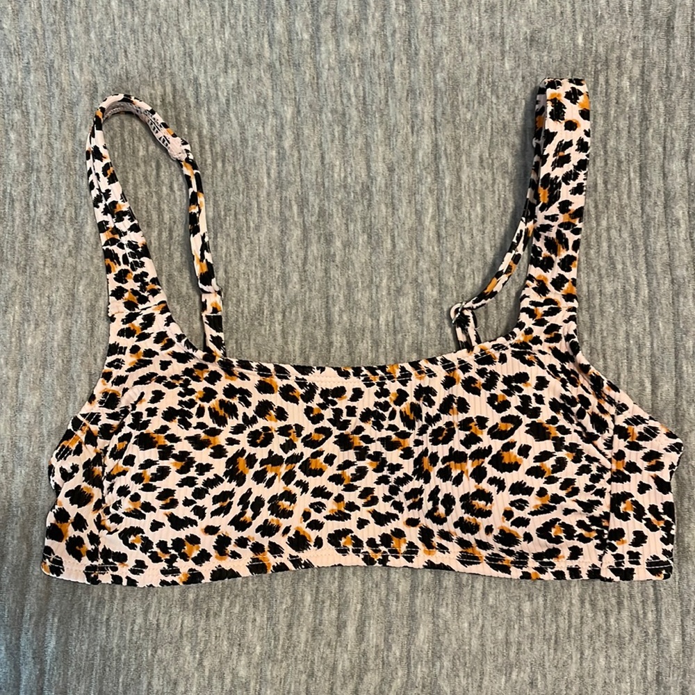 Leopard Bikini Top